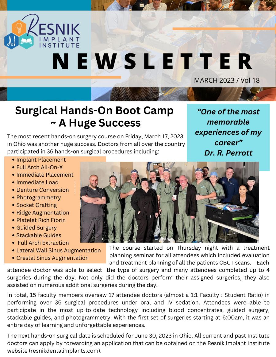 2023 March Newsletter